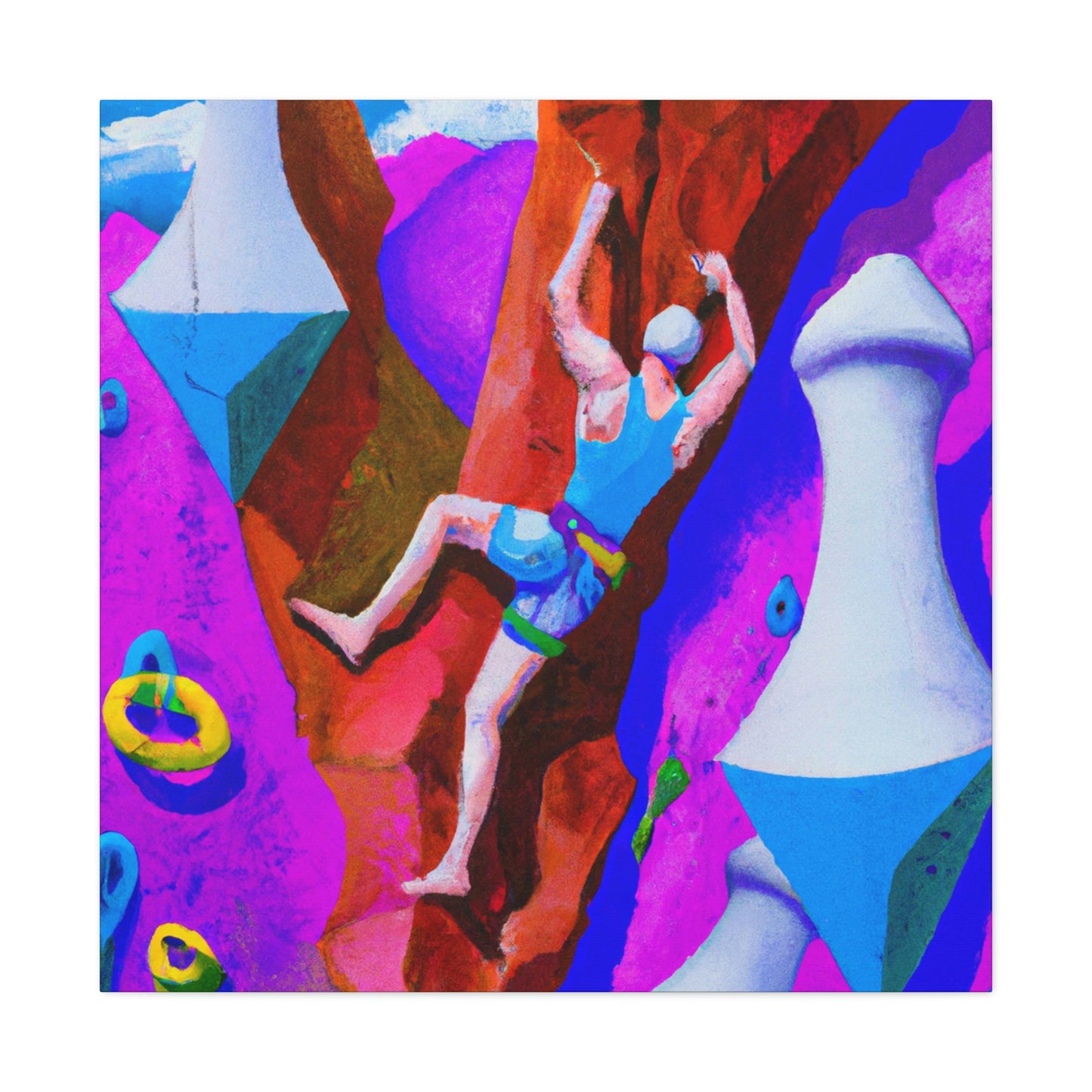 Rock Climbing Dreamscape - Canvas