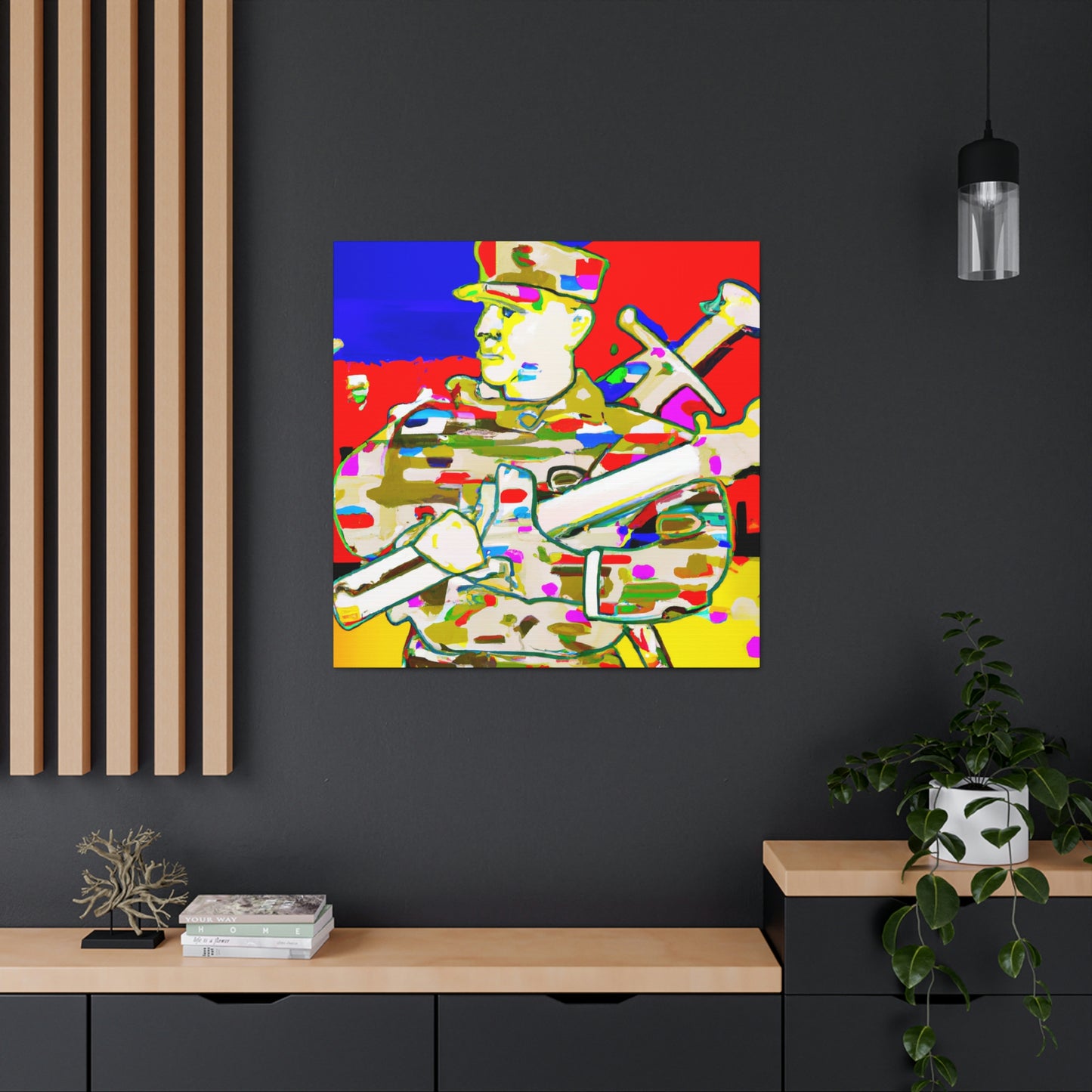 "Artilleryman in Splendor" - Canvas