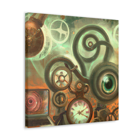 "The Clockwork Clockworkers" - Canvas