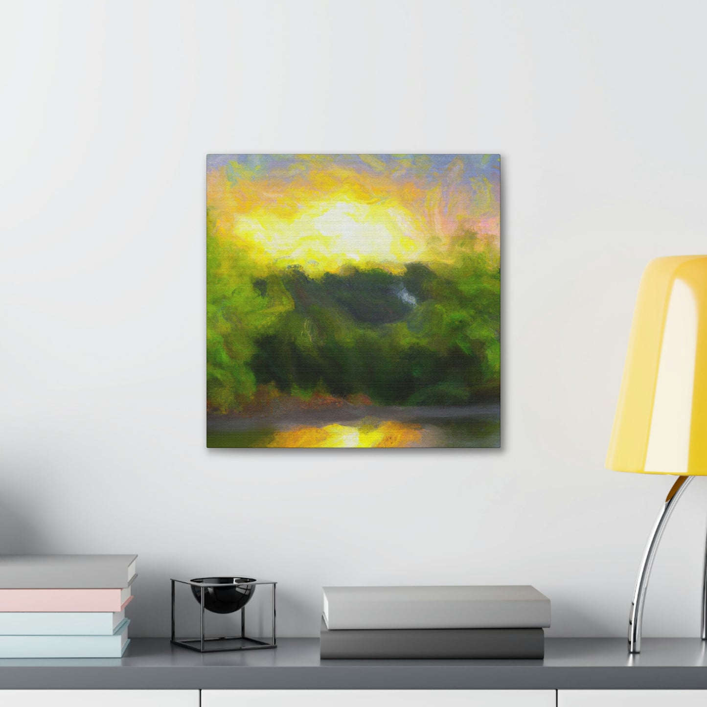 "Starry Sunrise Expanse" - Canvas