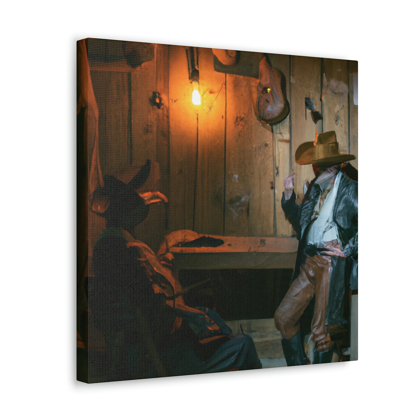 Saloon at Twilight - Canvas