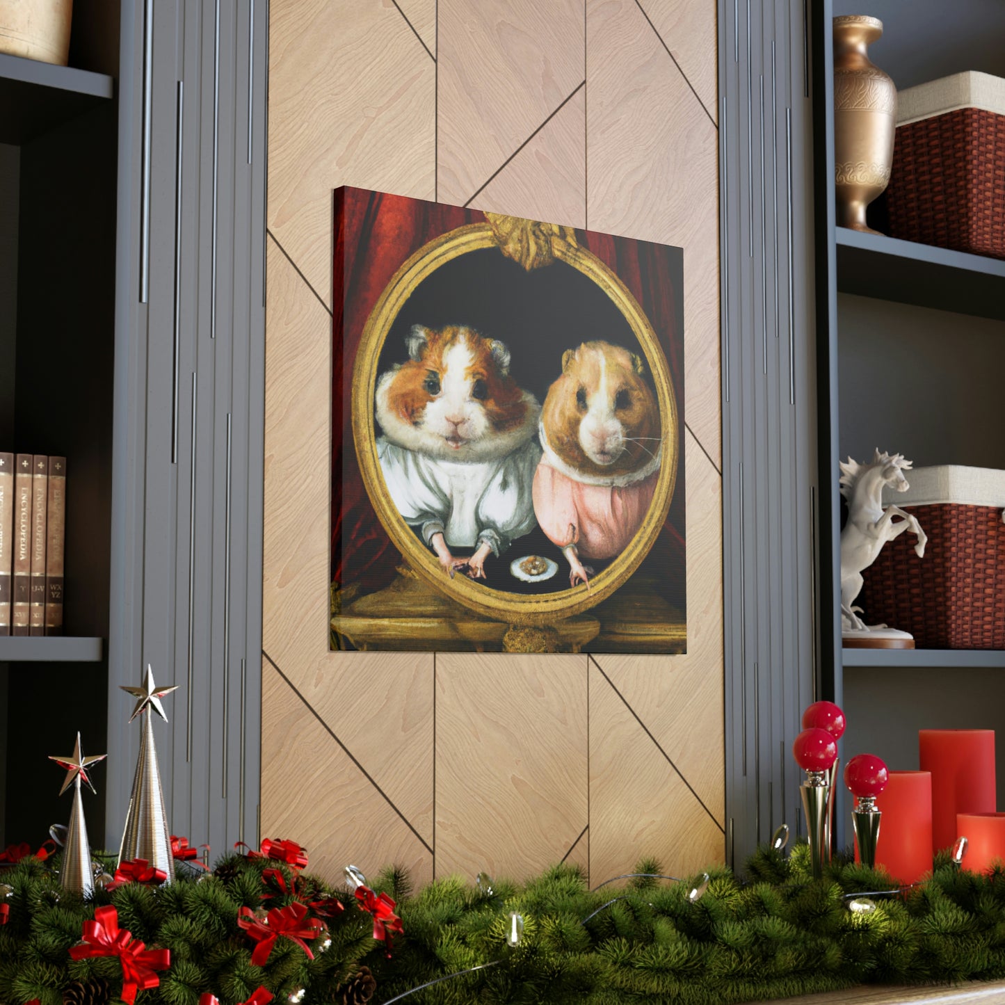 Hamsters in Splendor - Canvas