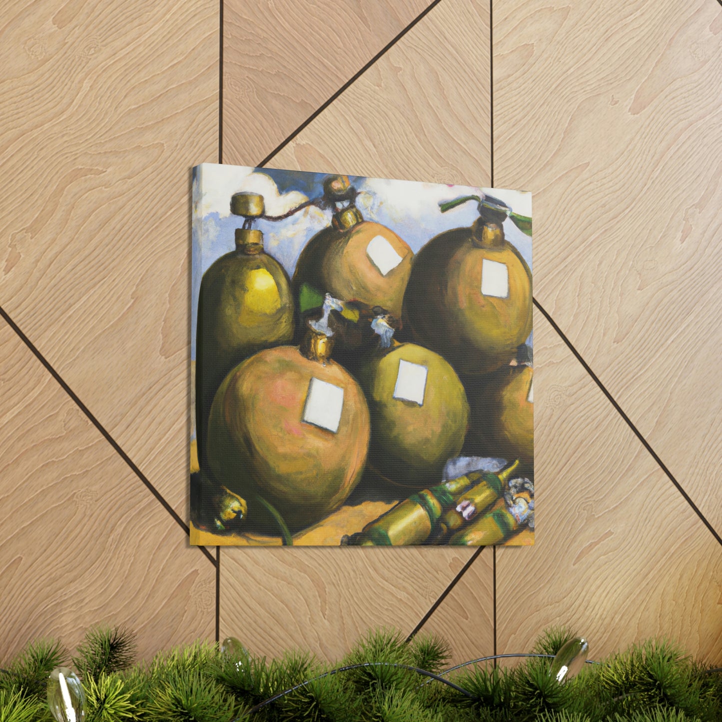 "Grenades in Surreality" - Canvas