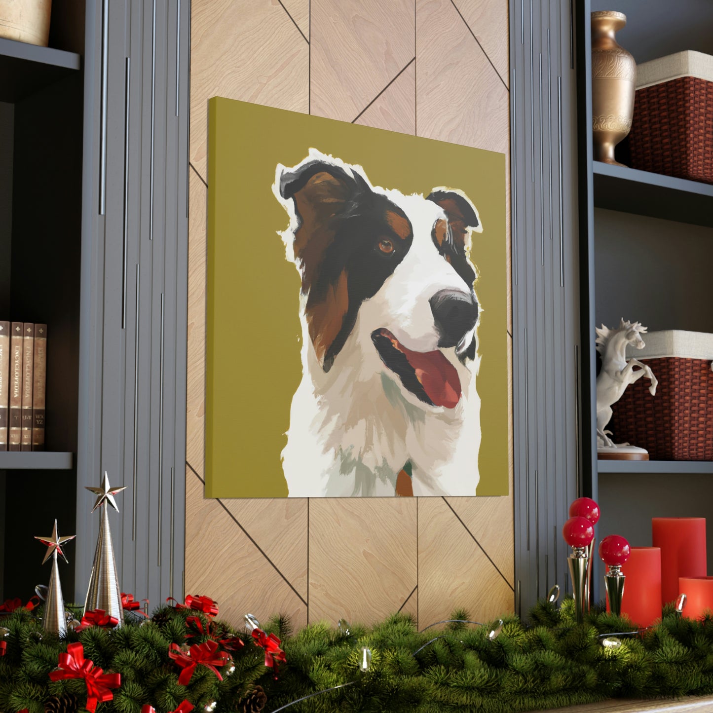 "Border Collie Simplicity" - Canvas