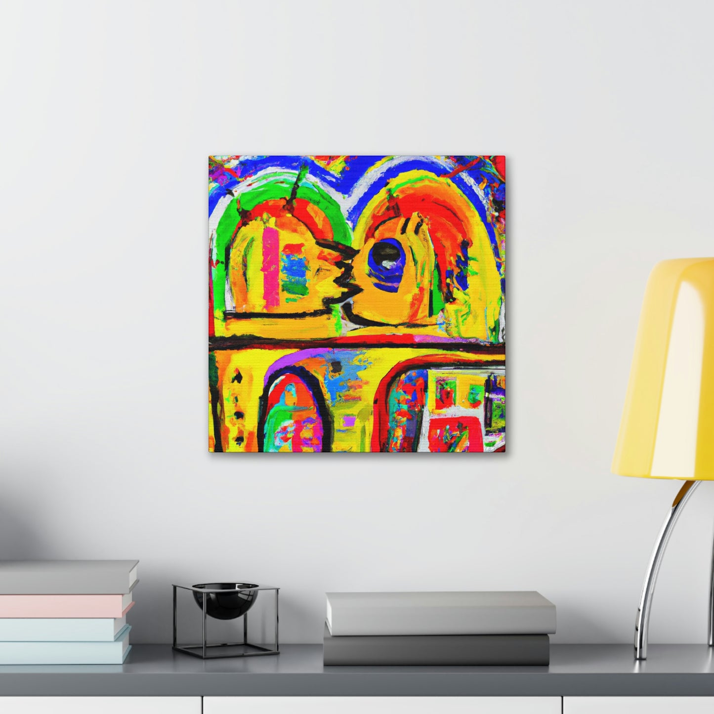 Love's Rainbow Bridge - Canvas