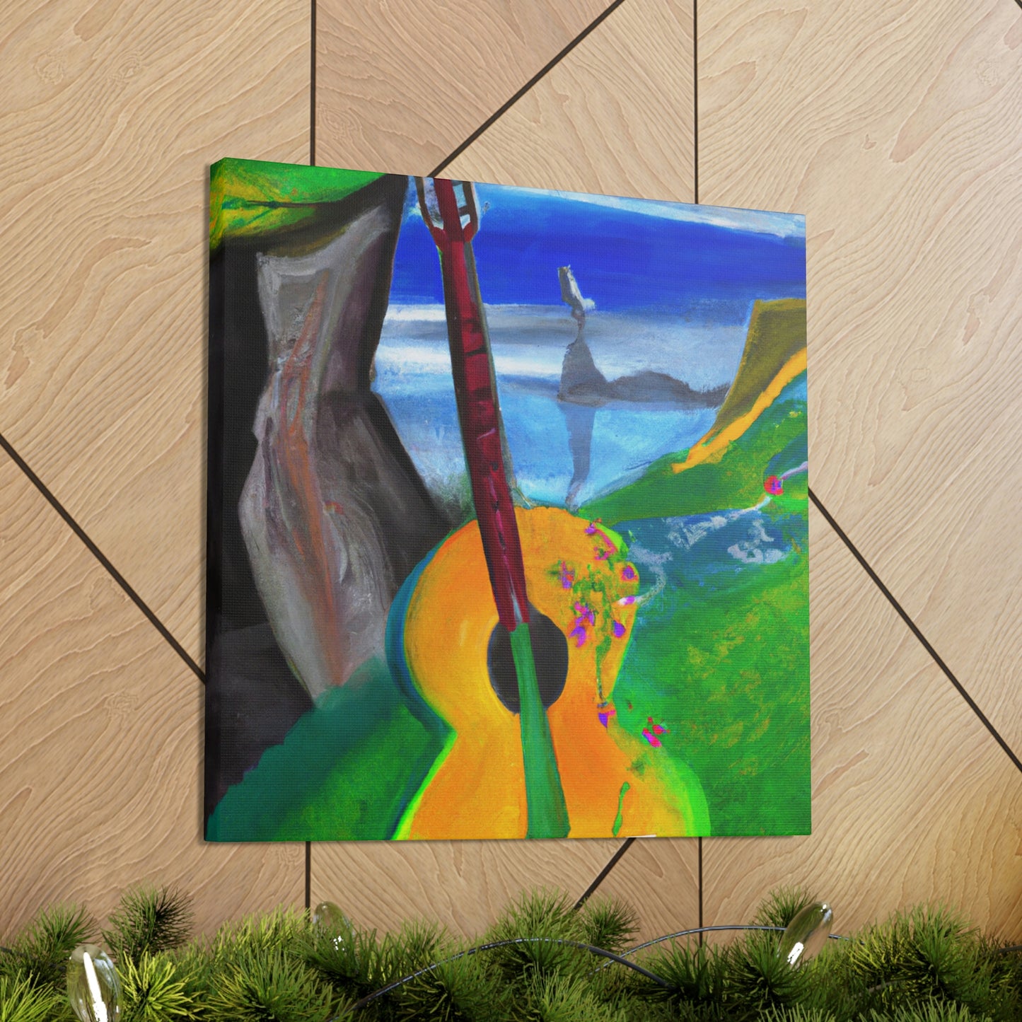 "Guitar Melodic Melody" - Canvas