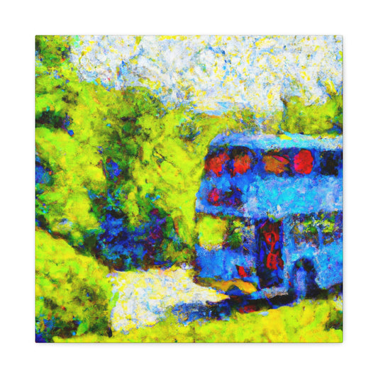 Bus in Blue Hours - Canvas