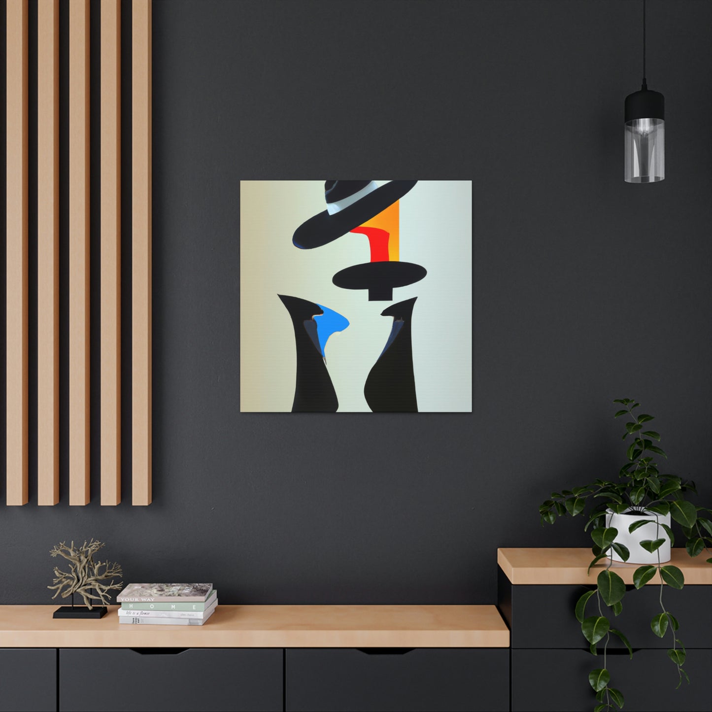 "Cowboy Hat Deco Dream" - Canvas