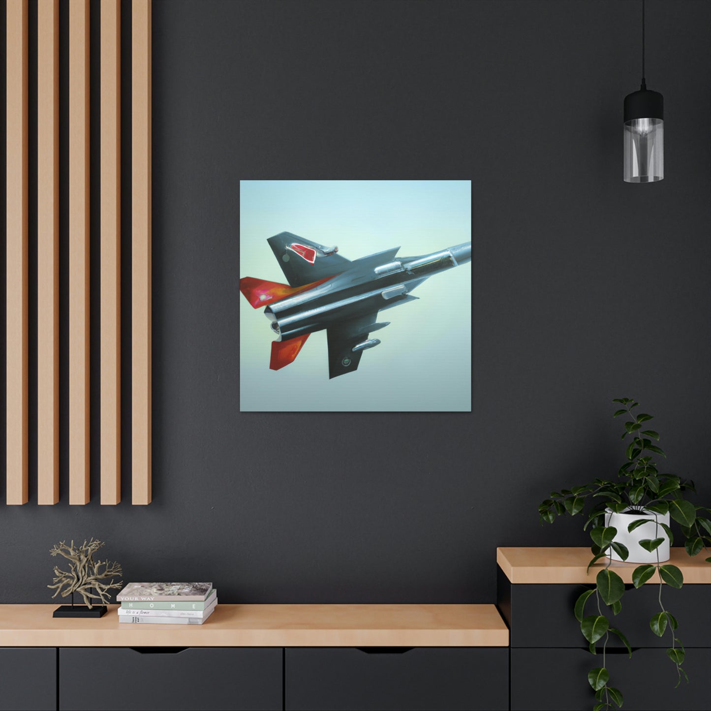 Aircraft In Flight. - Canvas