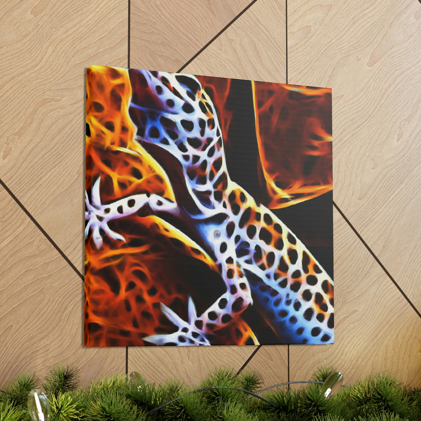 Leopard Gecko Reflection - Canvas