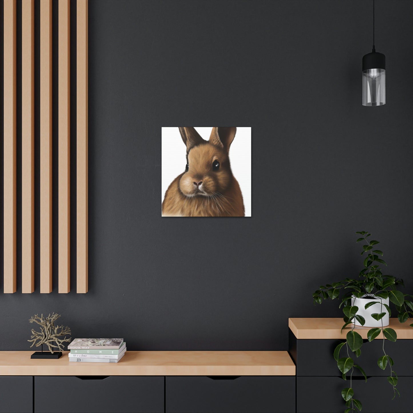 "Rabbit in Springtime" - Canvas