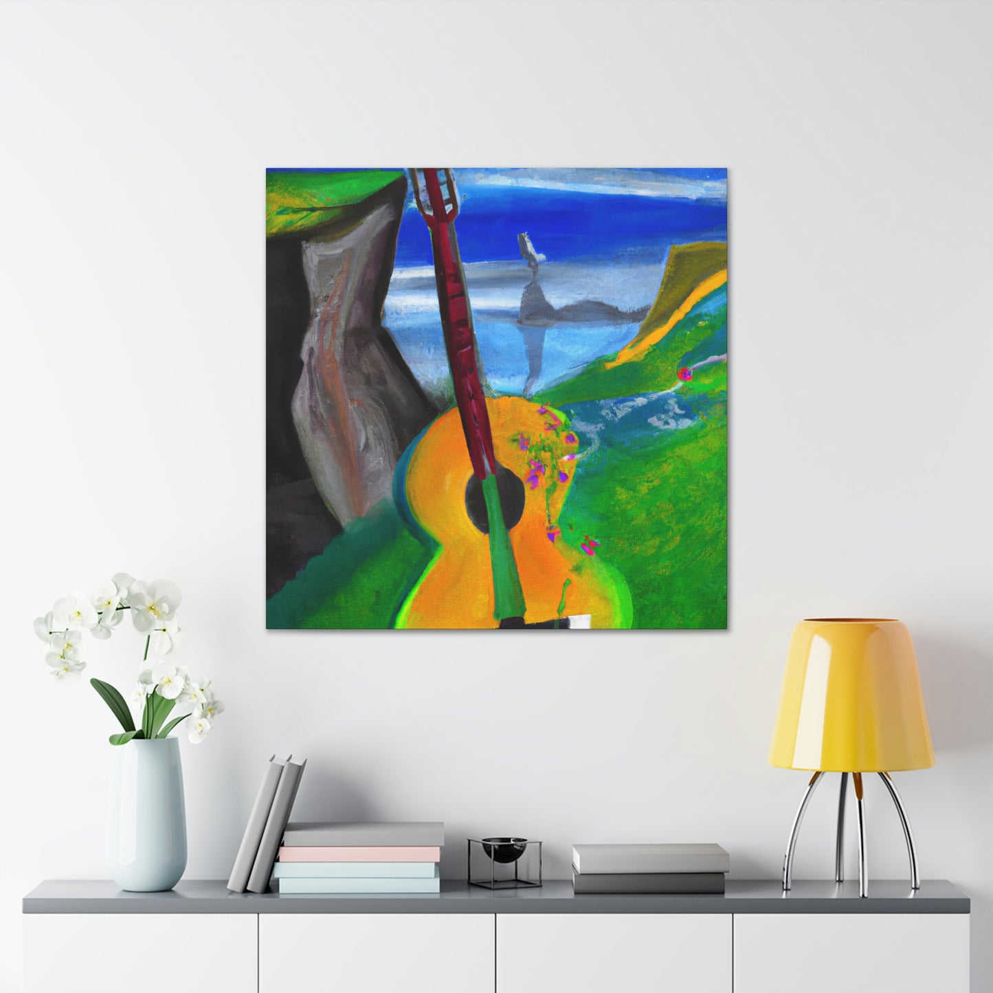 "Guitar Melodic Melody" - Canvas