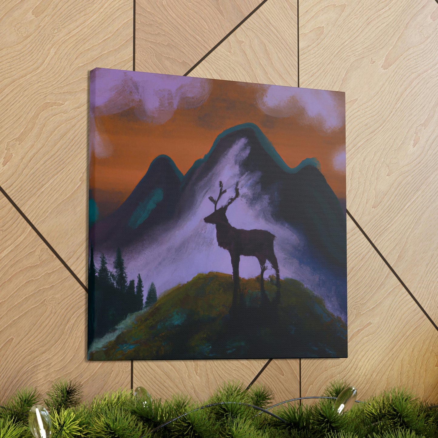 Deer in Expressionism - Canvas