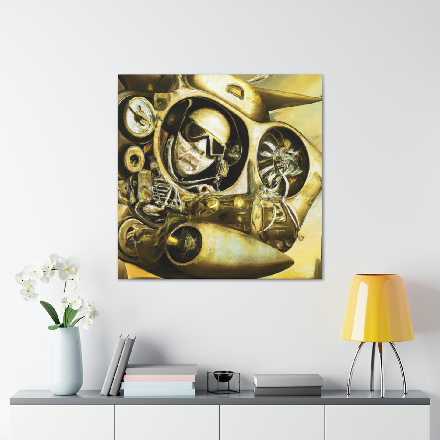 "Aviator in Flight Dream" - Canvas