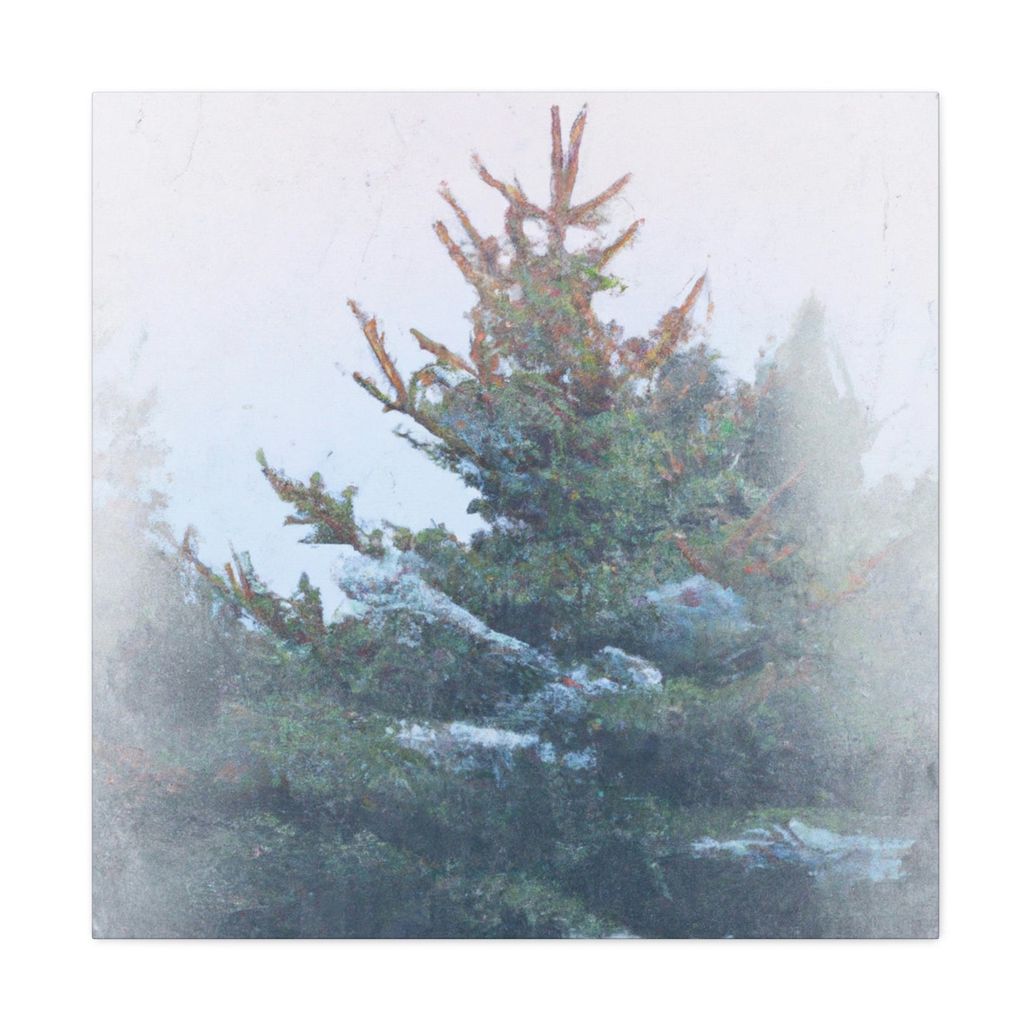 Spruce in the Woods - Canvas