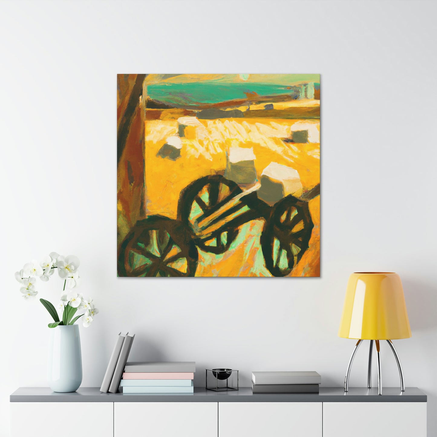 "Hay Wagon's Art Deco". - Canvas