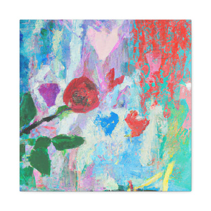 "Love Bouquet Abloom" - Canvas