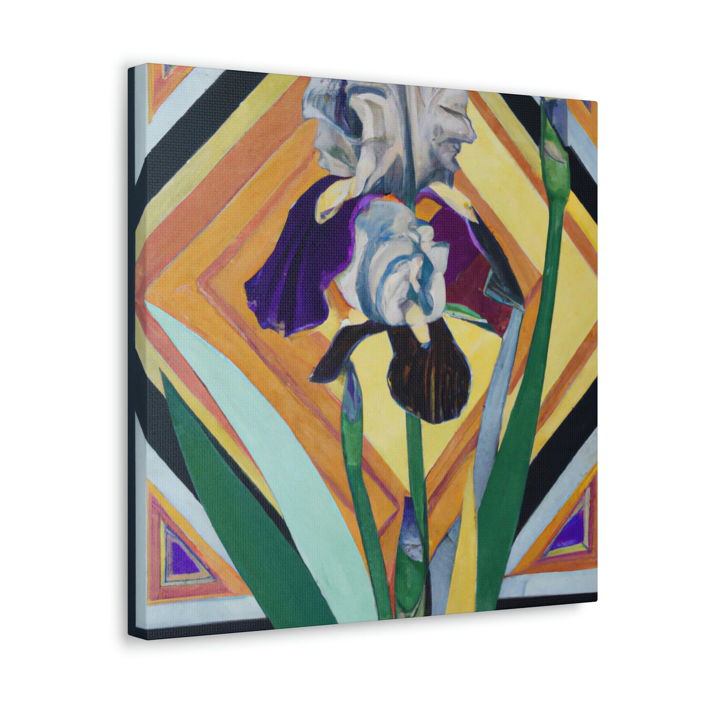 Iris, Glowing Gemstone - Canvas