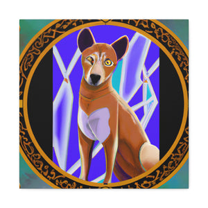 "Dhole's Deco Gleam" - Canvas