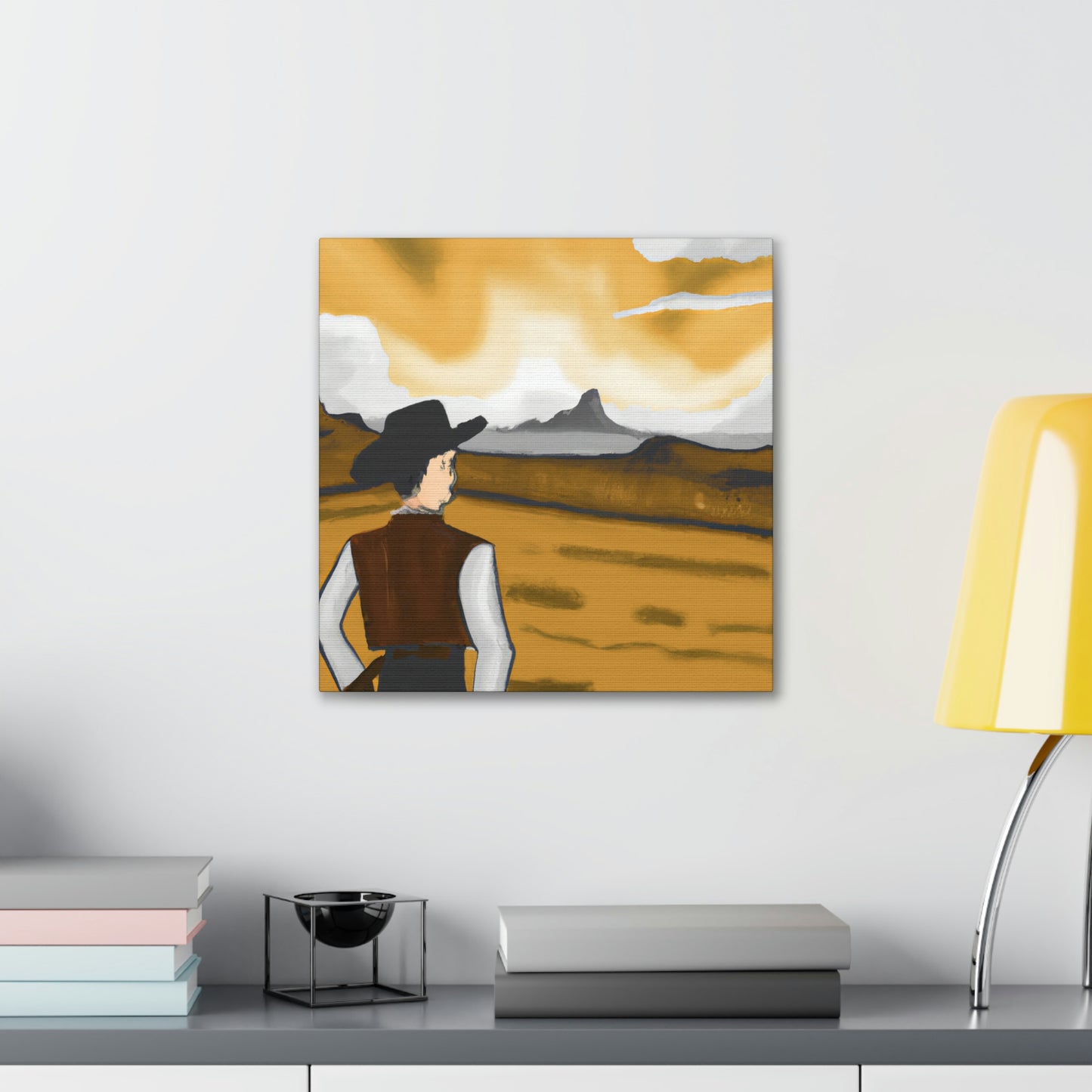 Rancher in Reflection - Canvas