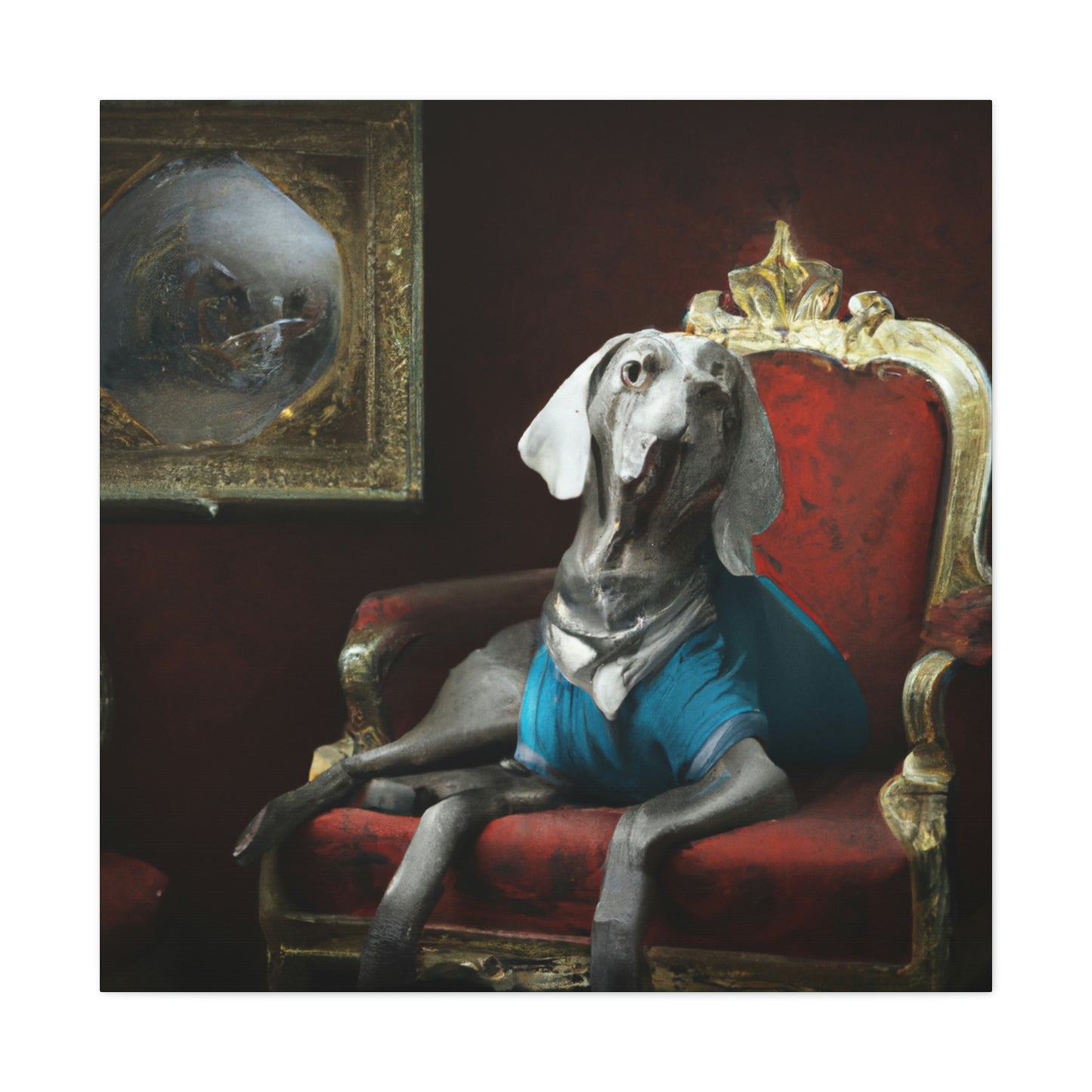 "The Weimaraner Regal" - Canvas