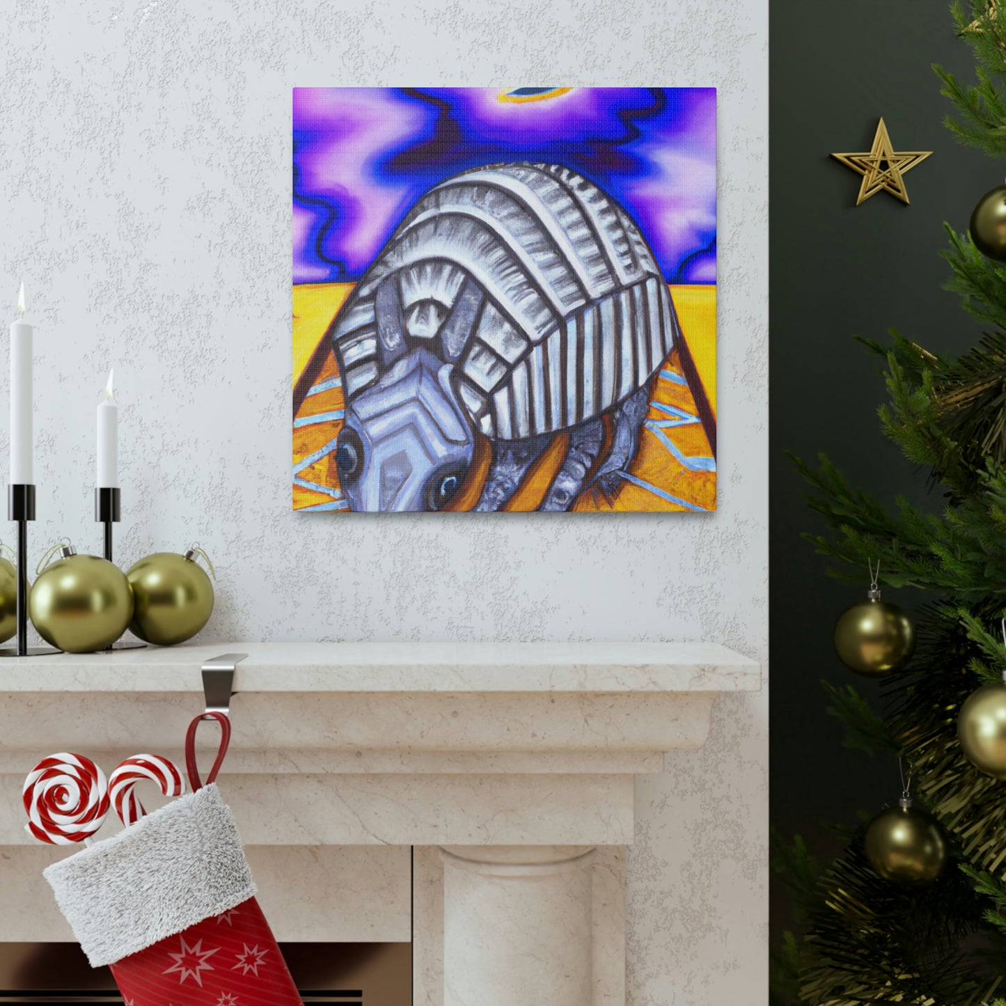 Armadillo in Deco - Canvas