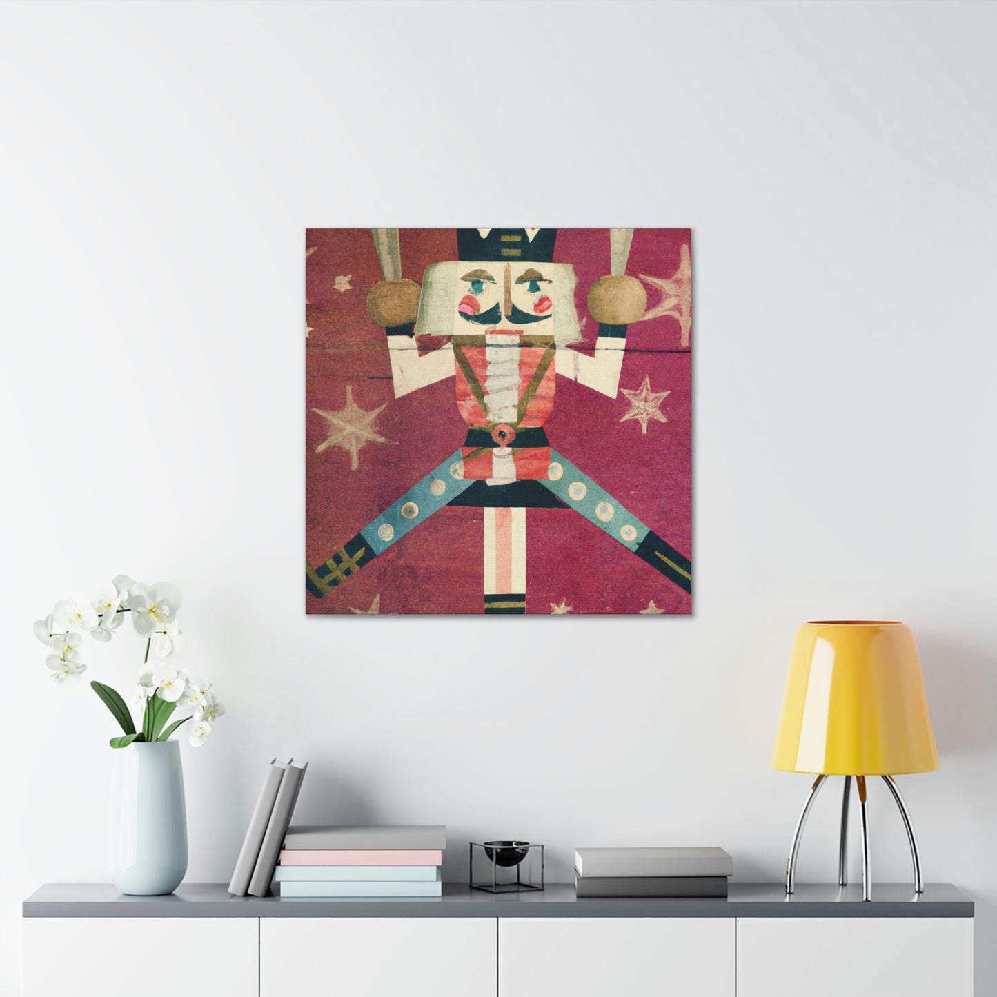 Nutcracker in Glitter - Canvas