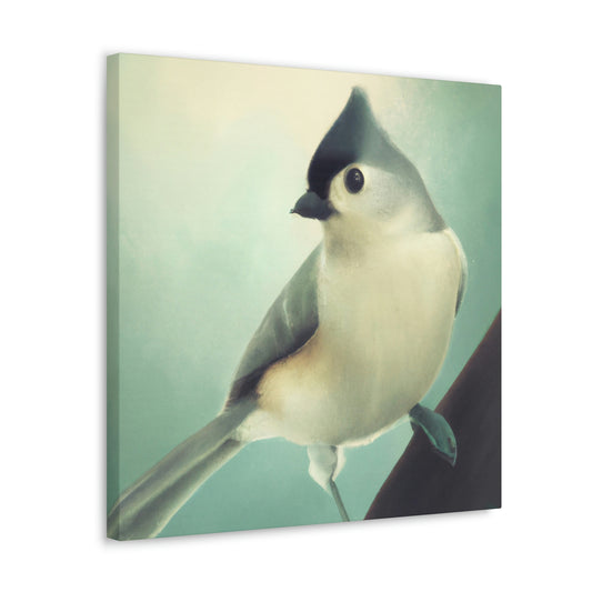 "Titmouse in Art Deco" - Canvas