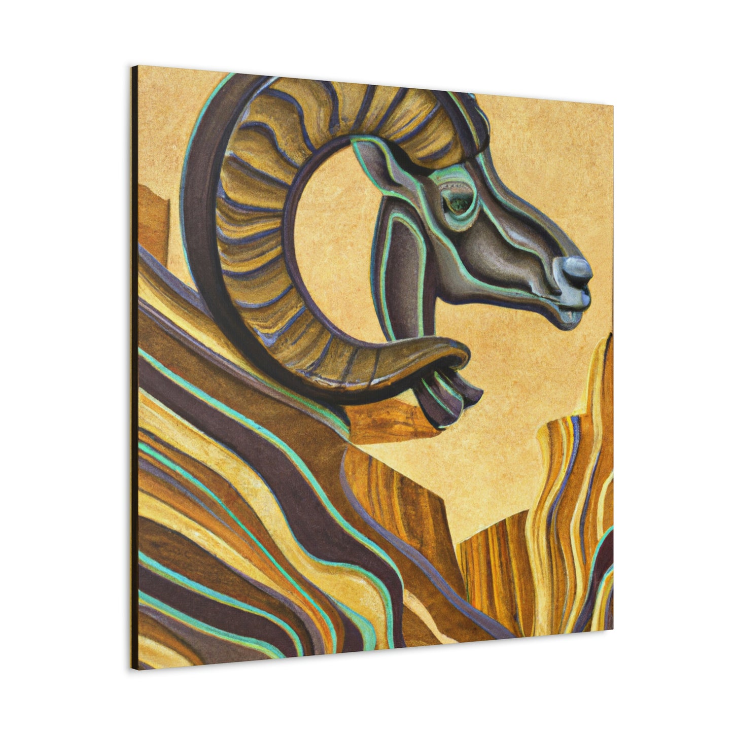 Mountain Majesty Bighorn - Canvas