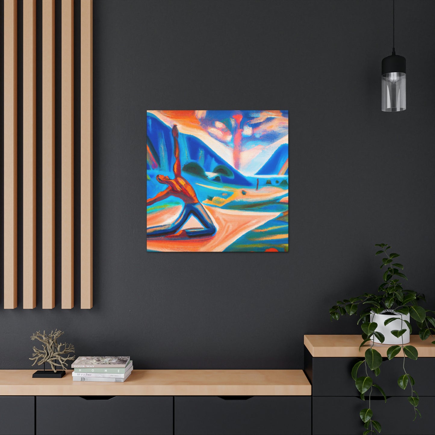 "Yoga at Sunrise" - Canvas