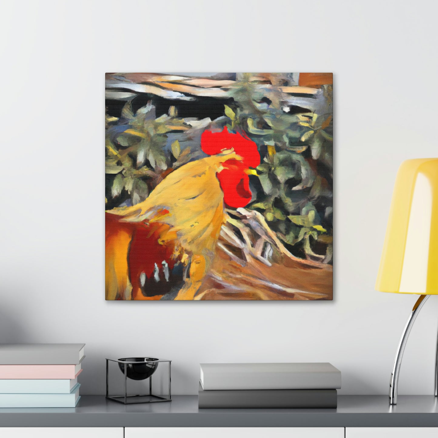 "The Cocky Rooster" - Canvas