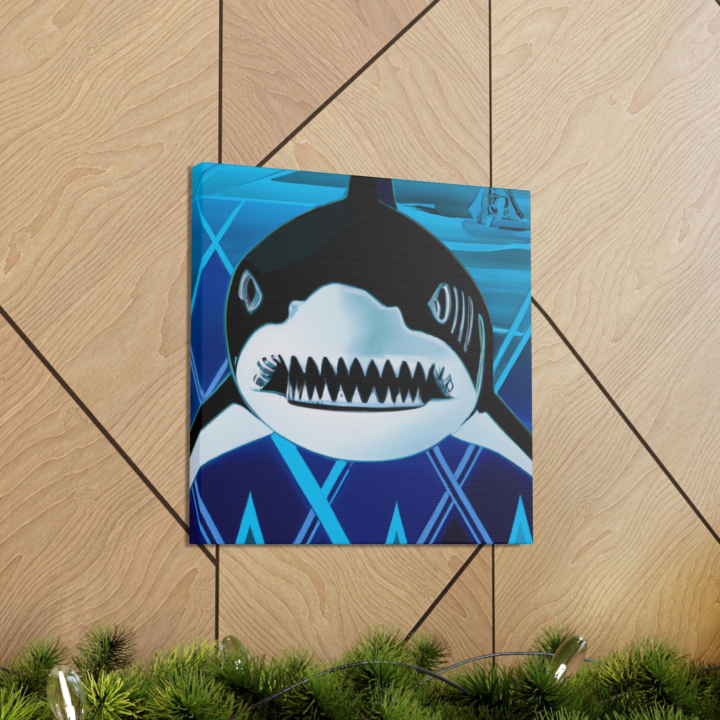 "Jaws of Art Deco" - Canvas