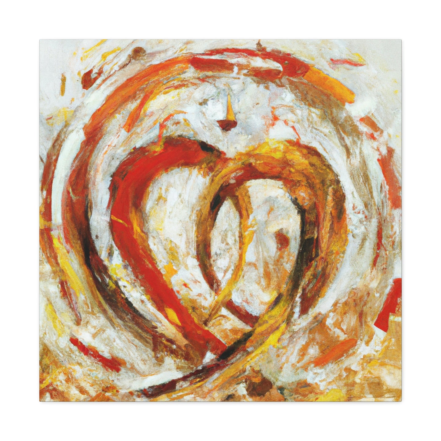 Wedding Rings Abstraction - Canvas