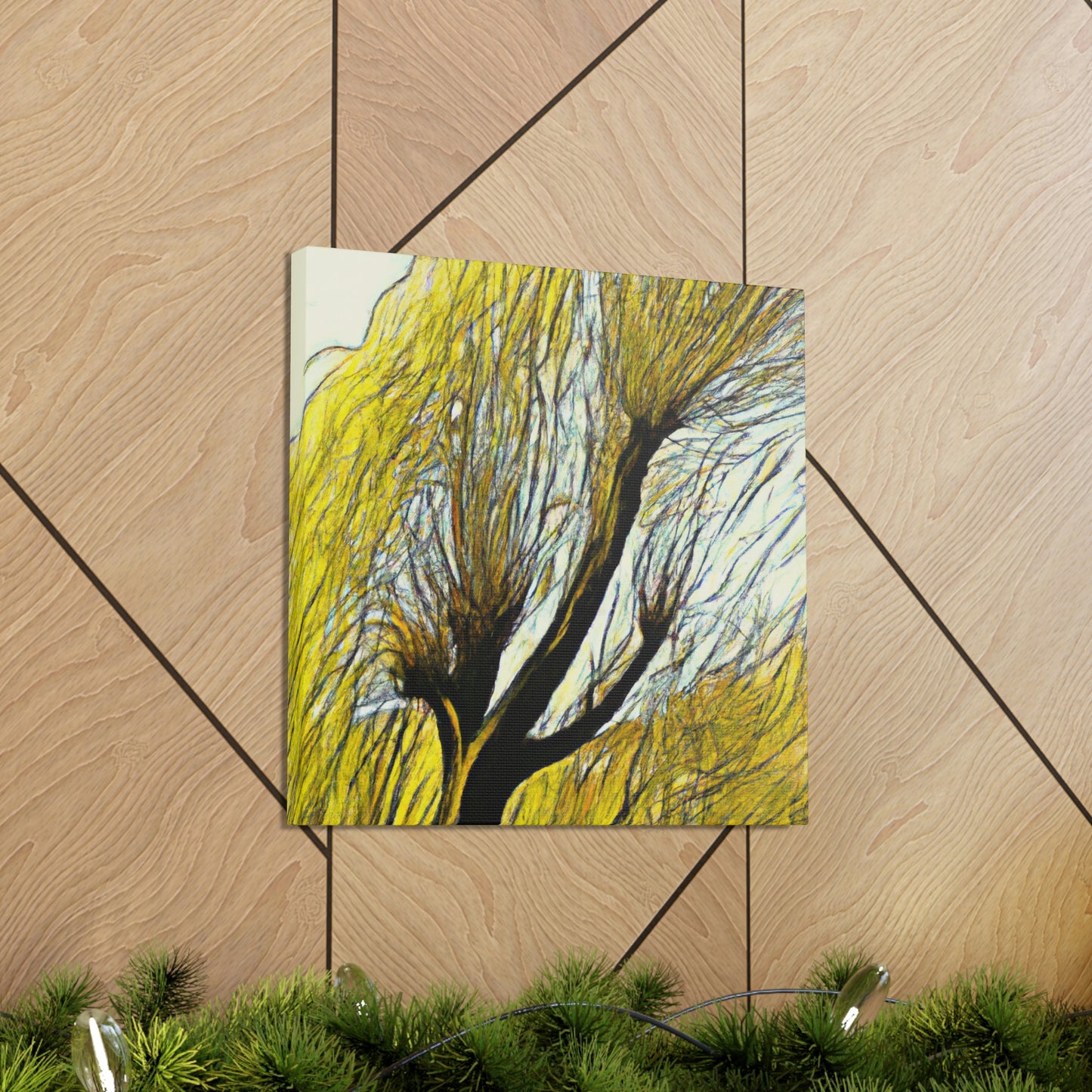 "Willow Tree Reminiscence" - Canvas