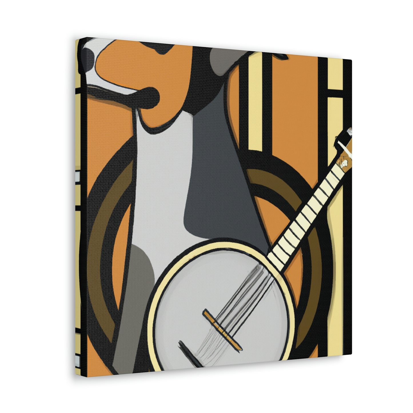 "Banjo of Swingtime" - Canvas