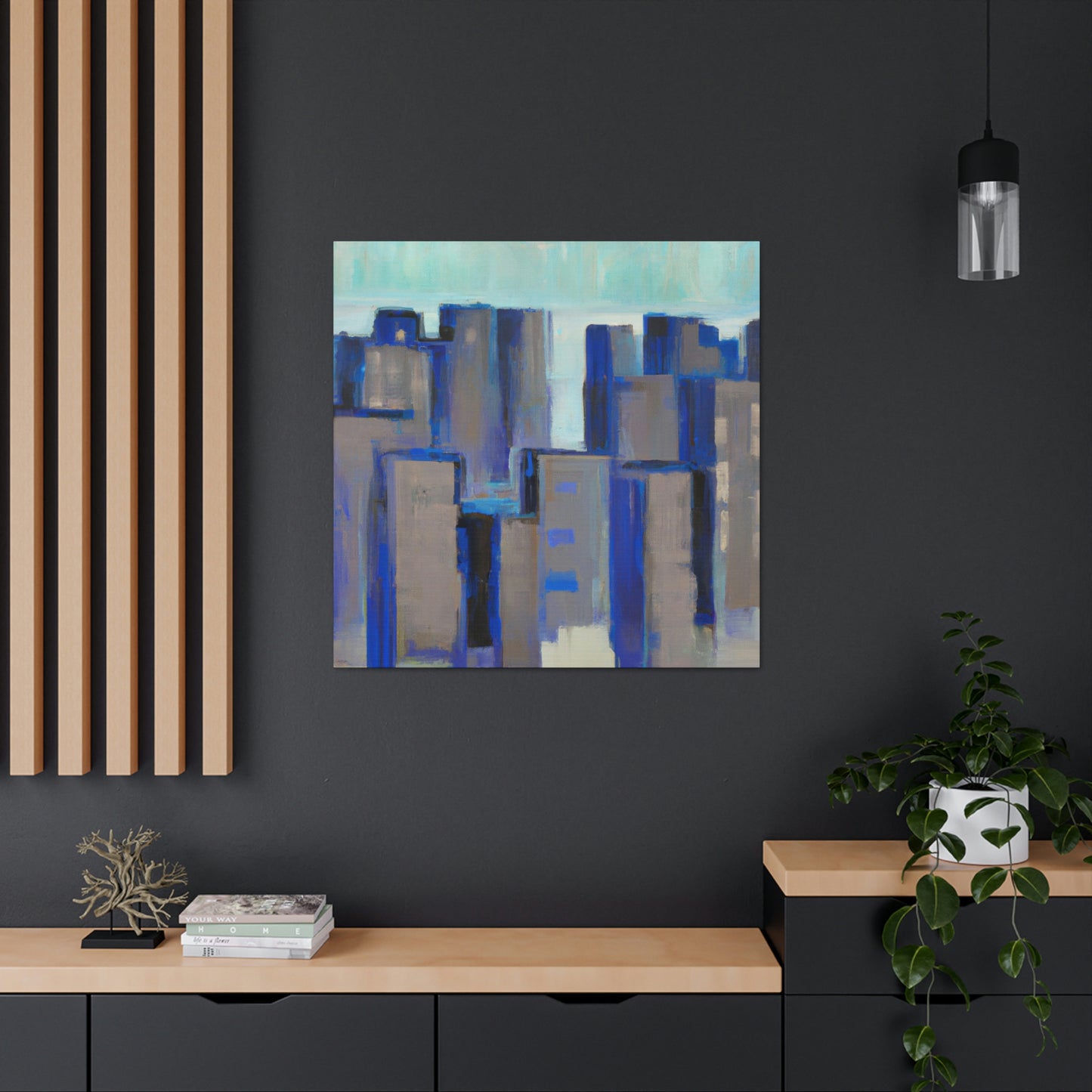 Minimalist Solitude Scene - Canvas