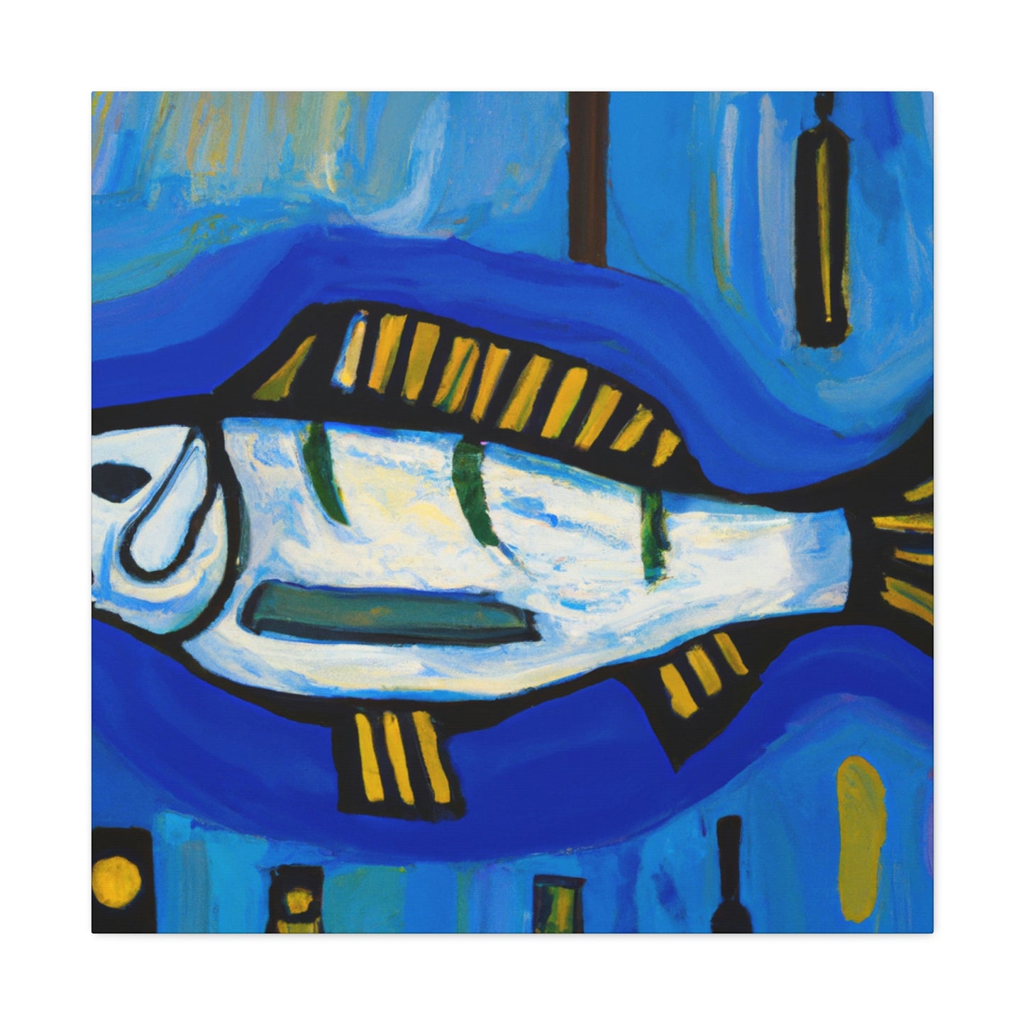 Bass in Expressionism - Canvas