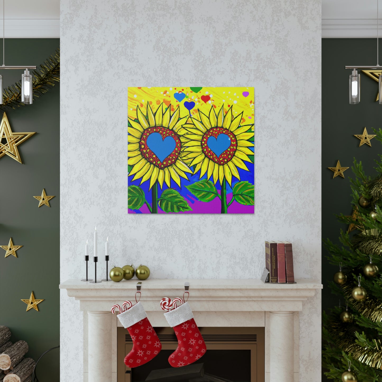 Love in Sunflowers - Canvas