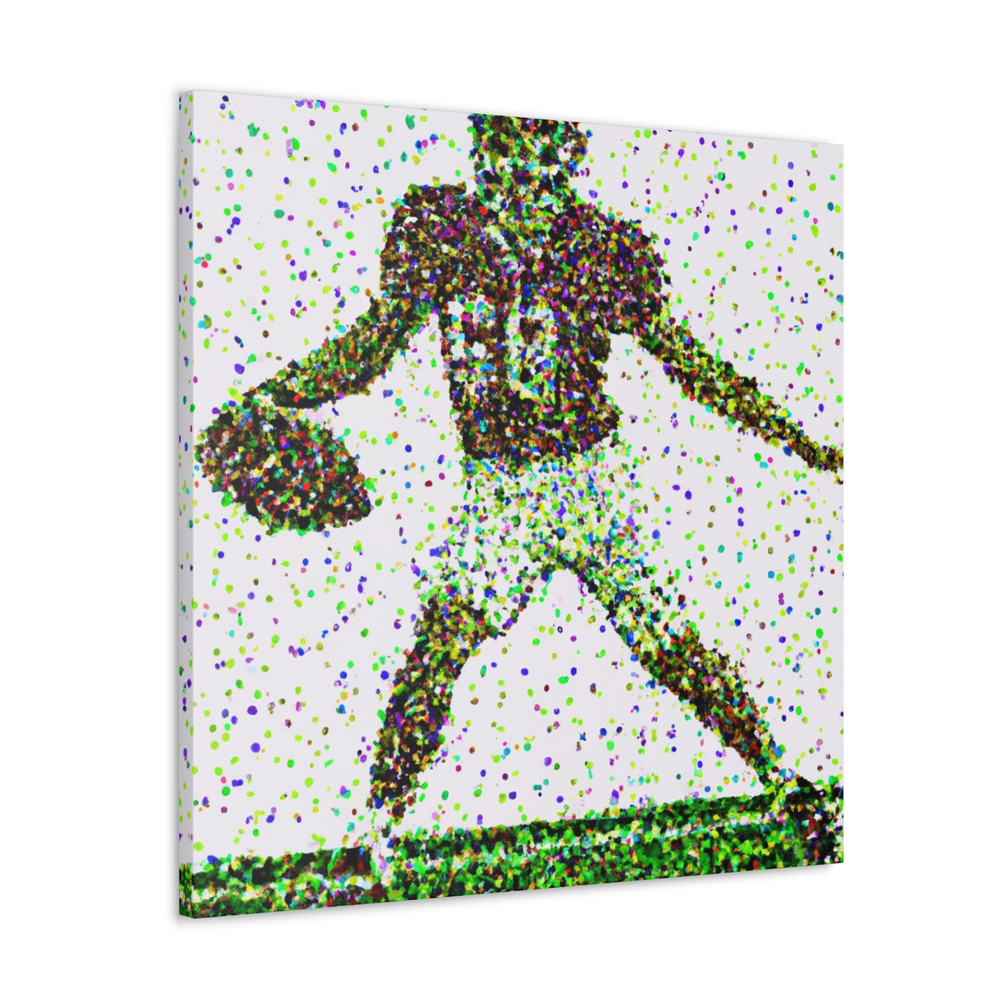 Football in Pointillism - Canvas