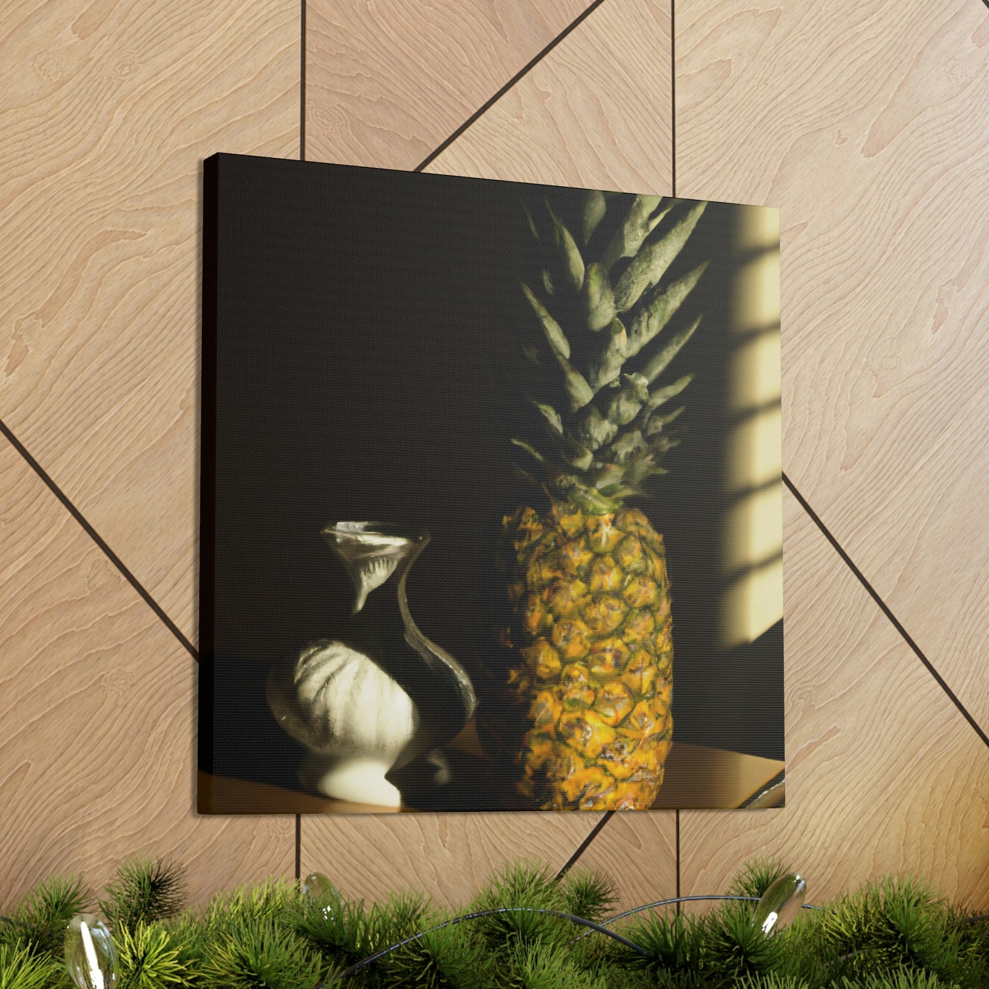 "Pineapple Paradise Deco" - Canvas