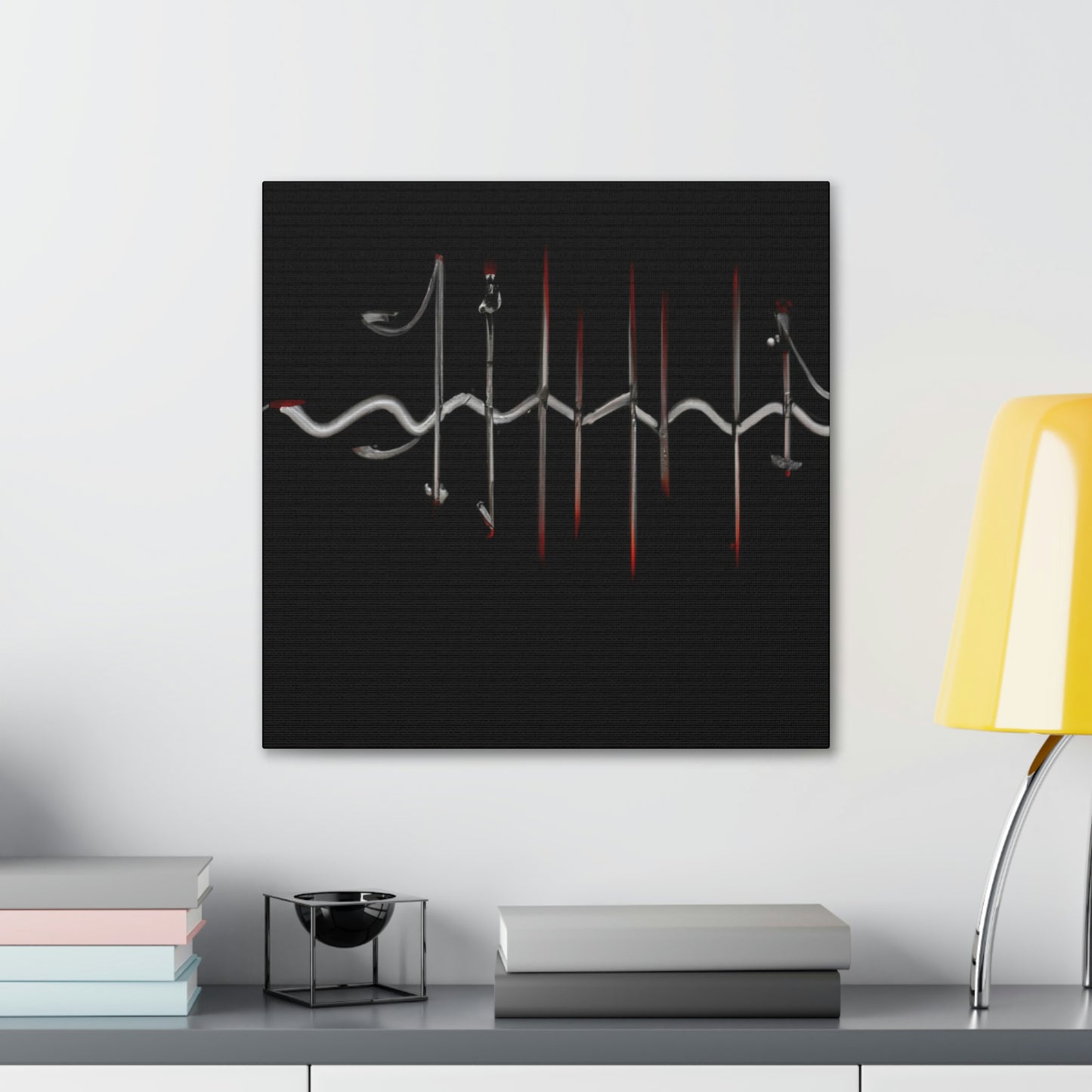 "Sound Wave Symphony" - Canvas