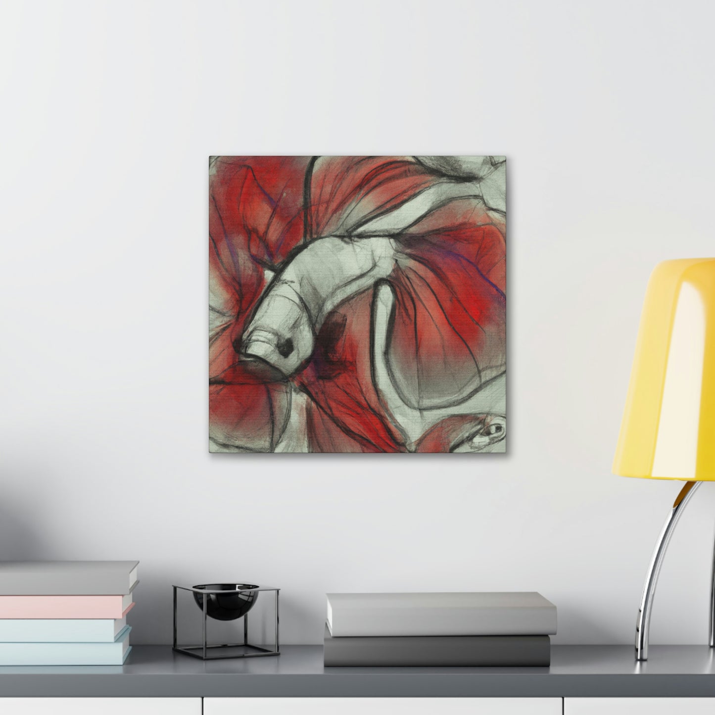 Betta in Expressionism - Canvas