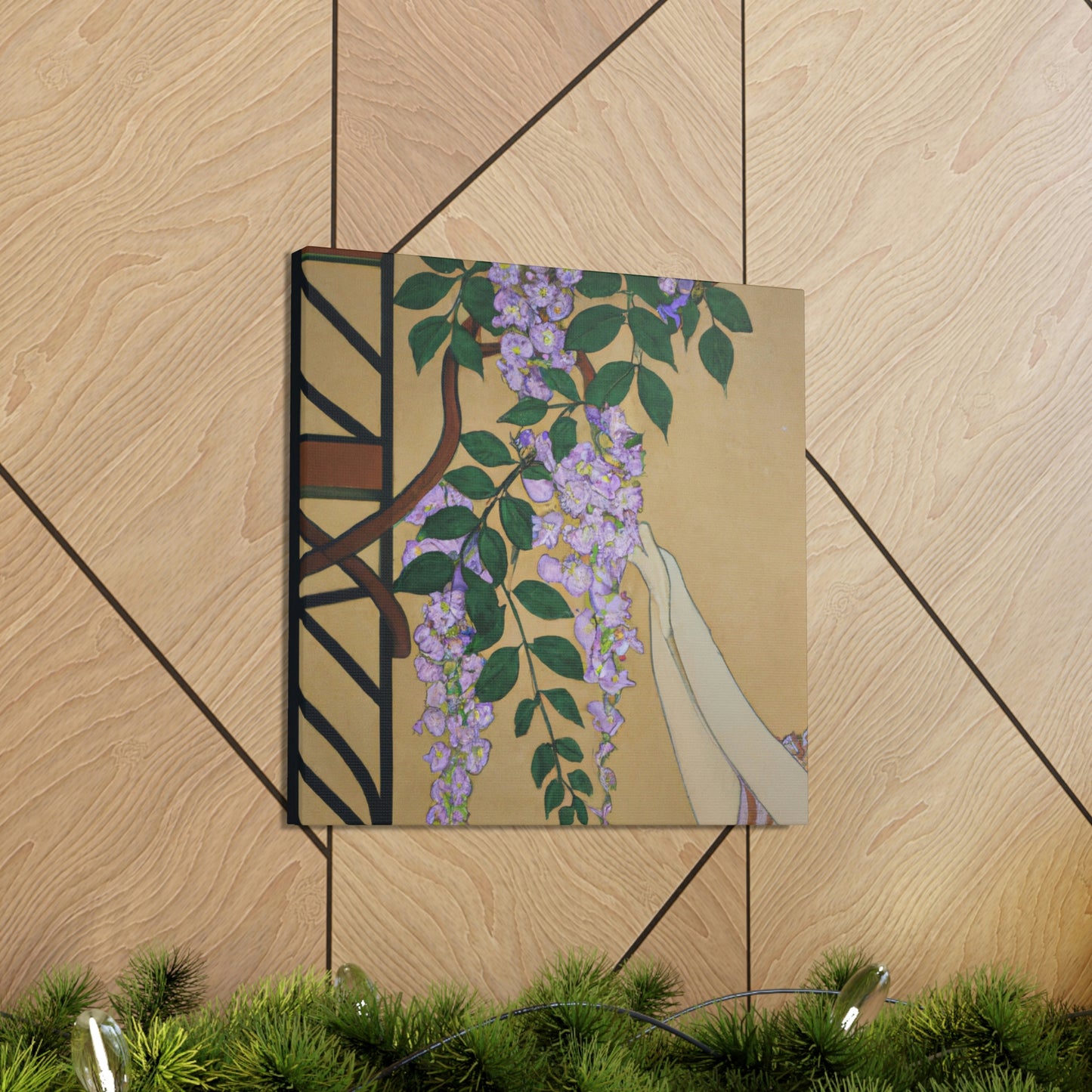 "Wisteria's Lavish Luster" - Canvas