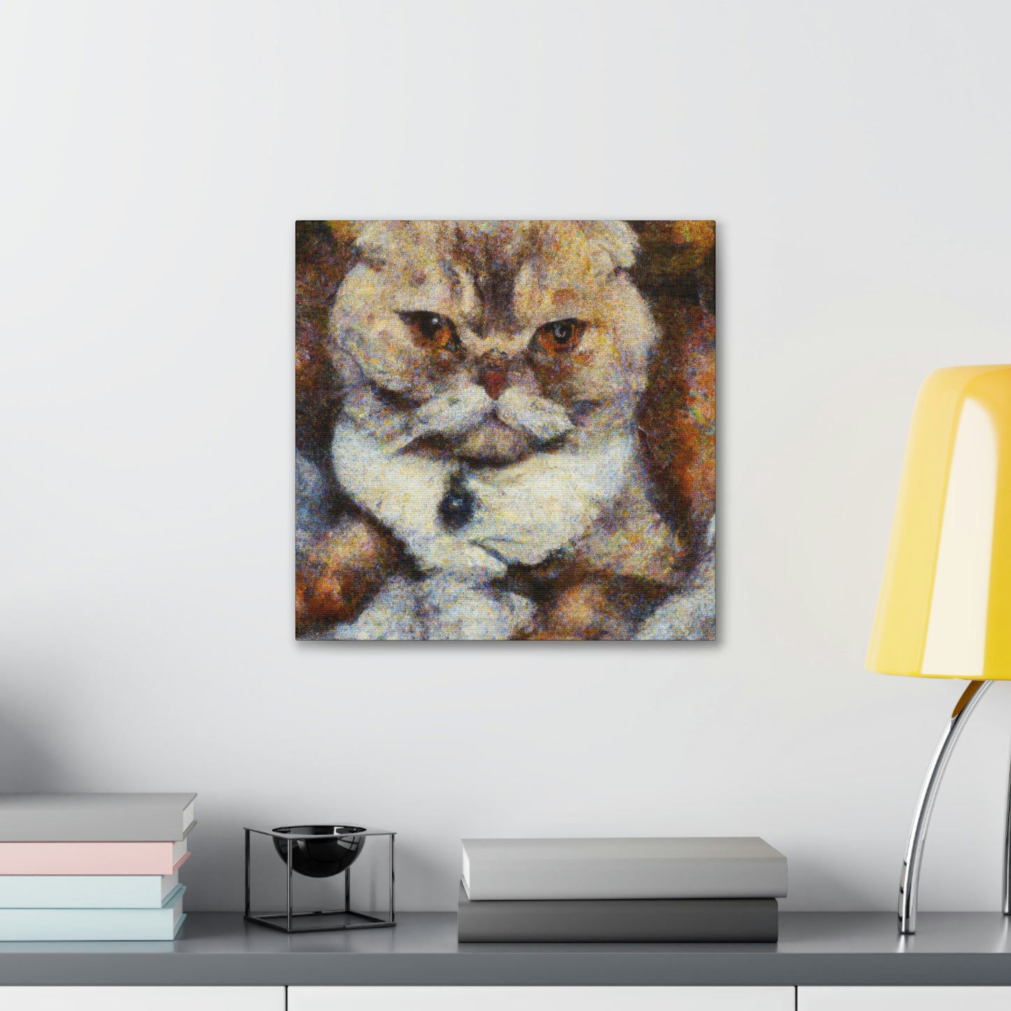 Scottish Fold Reflection - Canvas