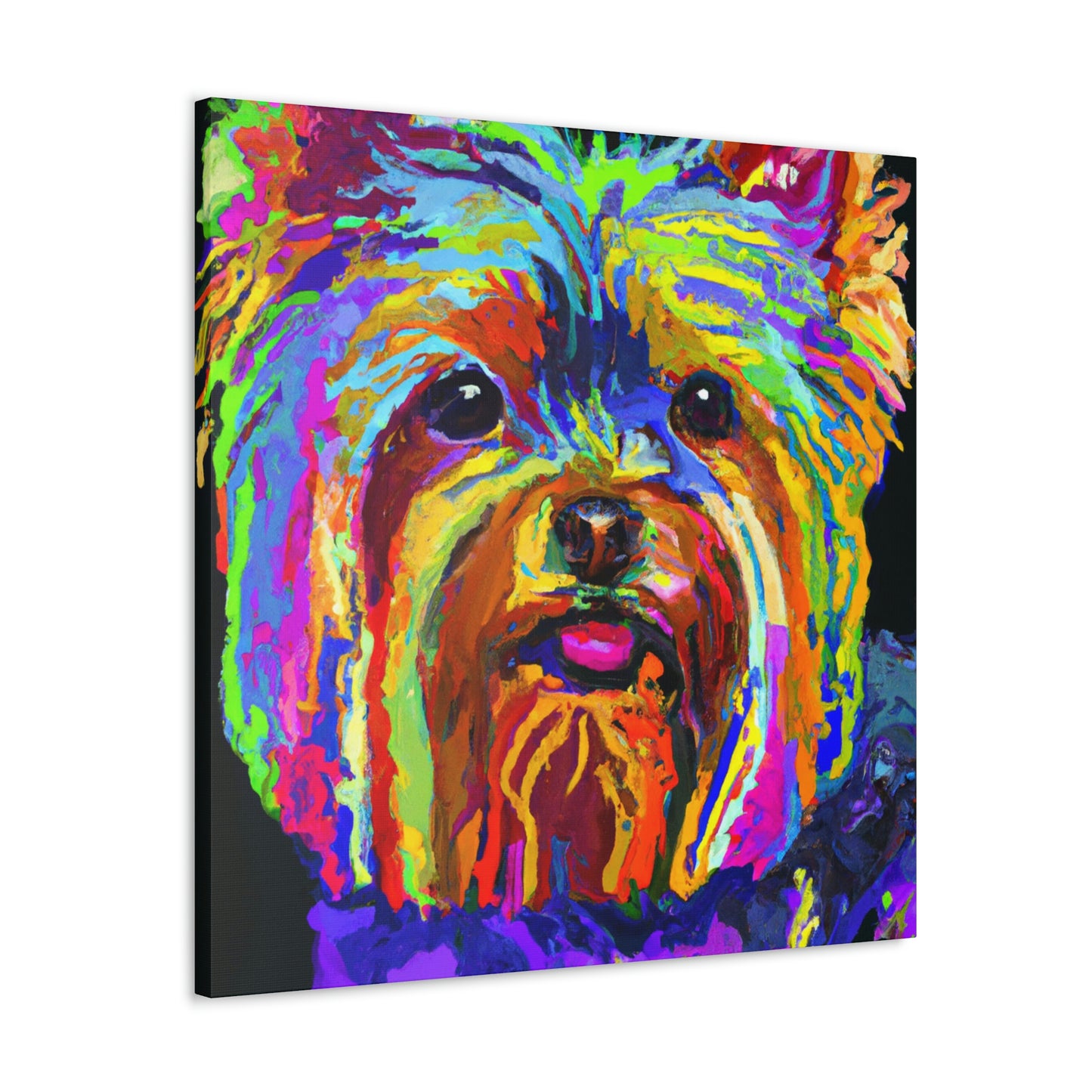 "Yorkshire Terrier Fauvism" - Canvas