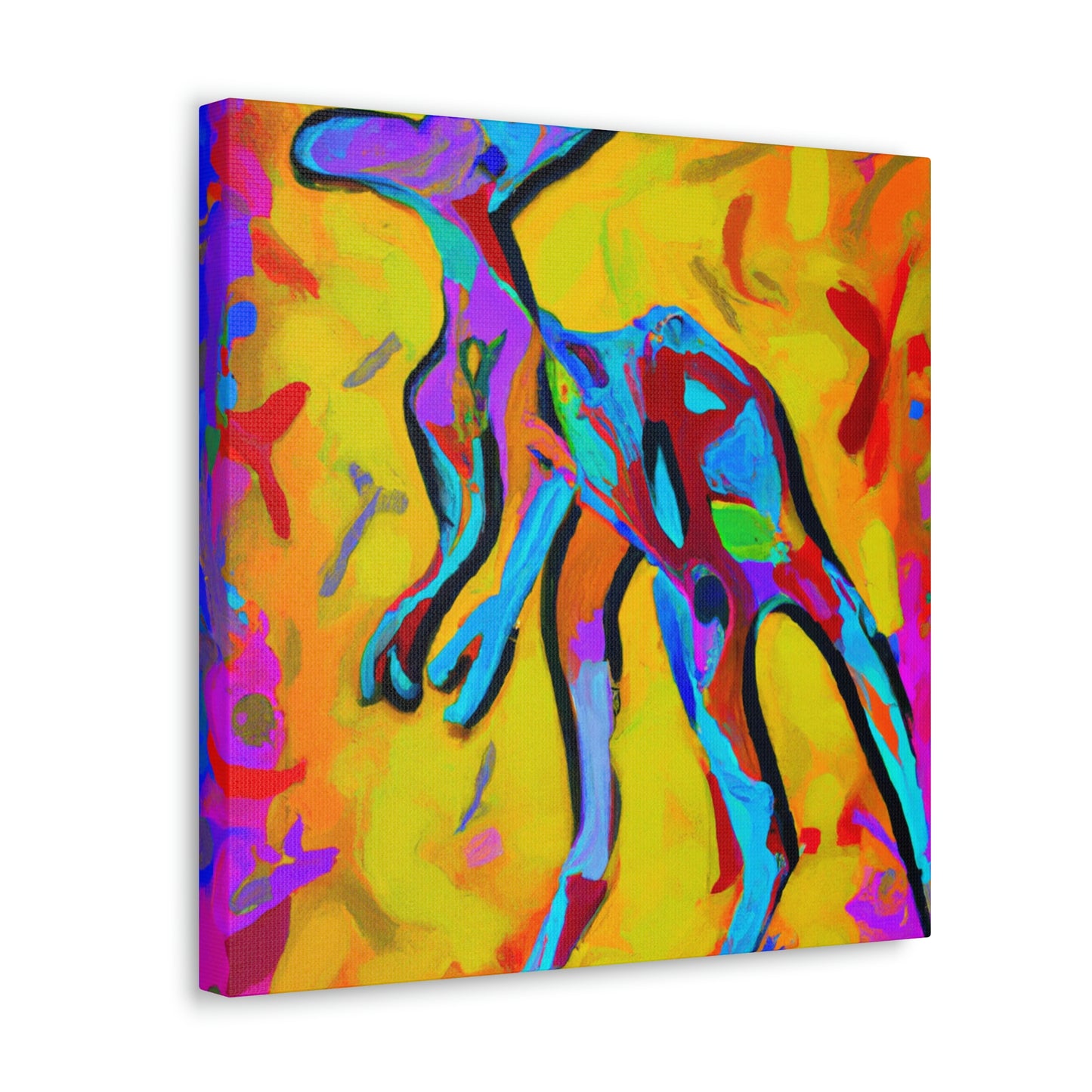 Kangaroo's Expressionist Dance - Canvas