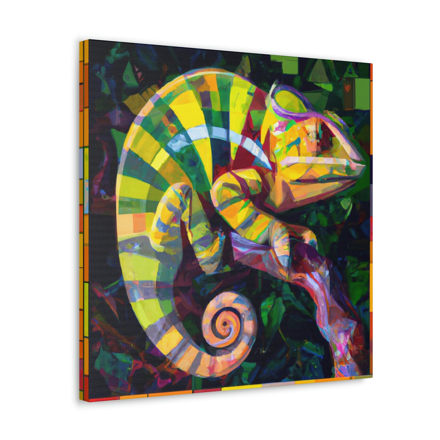 Veiled Chameleon Prism - Canvas