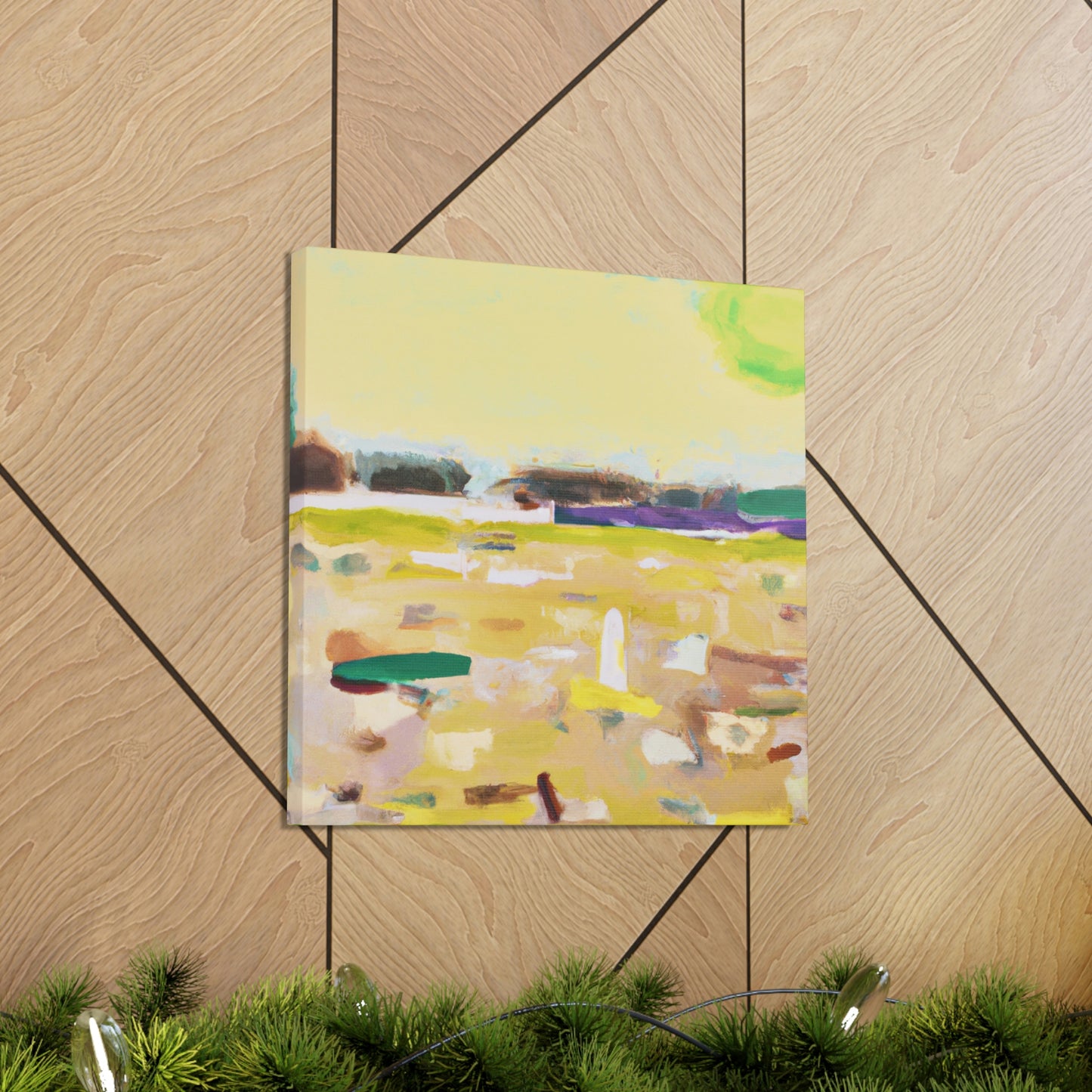 Bay Blissful Abstraction - Canvas