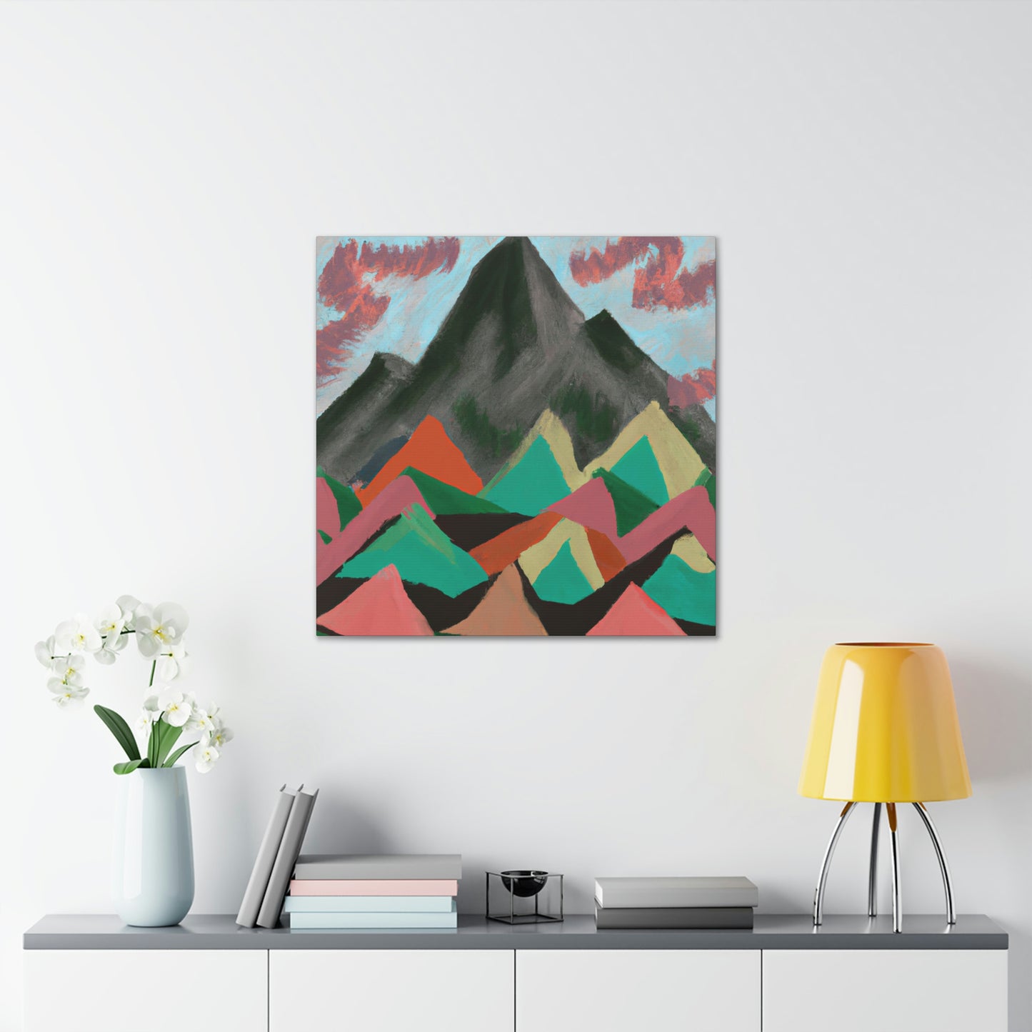 Mountain Majesty Mosaic - Canvas