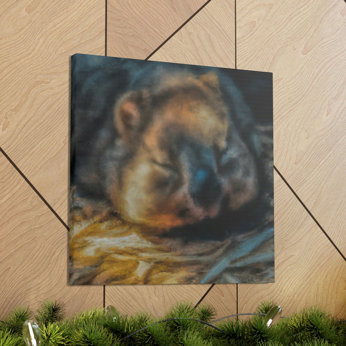 Wombat Abstract Nocturne - Canvas